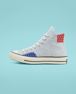 Converse Twisted Prep Chuck 70 Férfi Magasszárú Kék | XJMFBNK-HU